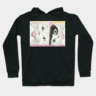 Silly cats  friends Hoodie